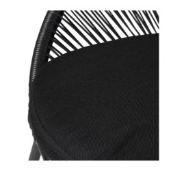 PAPAYO Chaise lounge noir