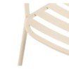 LIVA Chaise bistrot sable