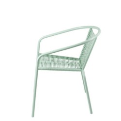 VERONA Chaise empilable aqua