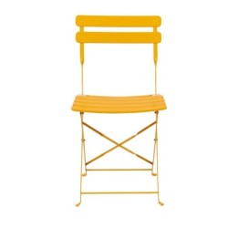 IMPERIAL Chaise bistrot jaune