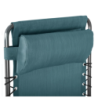 Fauteuil relax de jardin SILOS Bleu canard