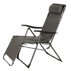 Fauteuil relax de jardin SILOS Anthracite