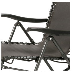 Fauteuil relax de jardin SILOS Anthracite