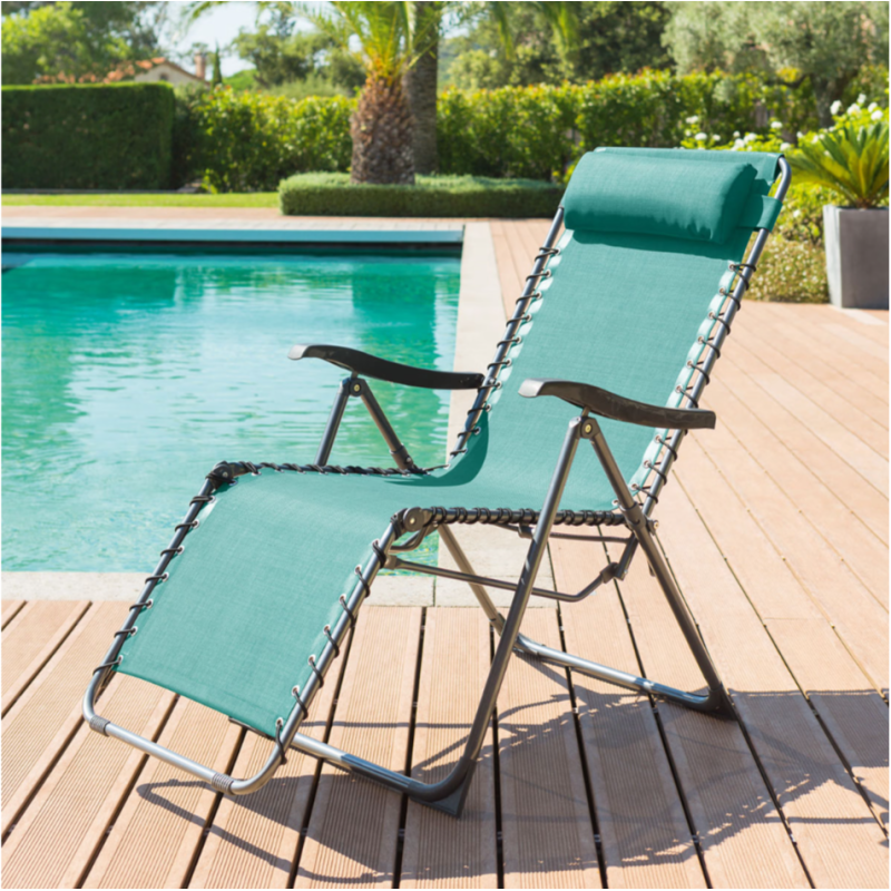 Fauteuil relax de jardin SILOS Émeraude