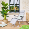 Fauteuil relax de jardin SILOS Galet