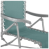 Fauteuil relax de jardin SILOS Vert jade