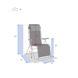 Fauteuil relax de jardin SILOS Vert jade