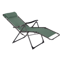 Fauteuil relax de jardin SILOS Vert olive