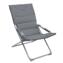 Fauteuil relax de jardin MILOS Ardoise