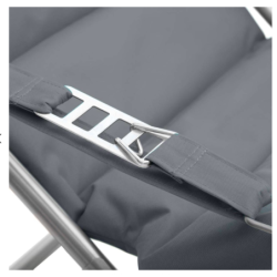 Fauteuil relax de jardin MILOS Ardoise