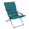 Fauteuil relax de jardin MILOS Bleu canard