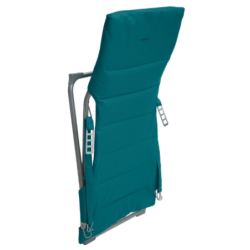 Fauteuil relax de jardin MILOS Bleu canard