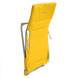 Fauteuil relax de jardin MILOS Jaune moutarde