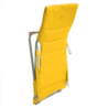 Fauteuil relax de jardin MILOS Jaune moutarde
