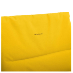 Fauteuil relax de jardin MILOS Jaune moutarde