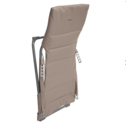 Fauteuil relax de jardin MILOS Taupe