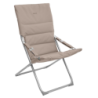Fauteuil relax de jardin MILOS Taupe