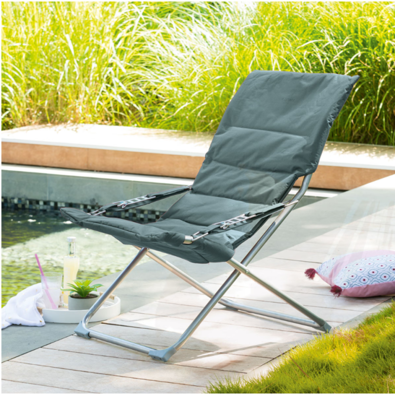 Fauteuil relax de jardin MILOS Vert jade