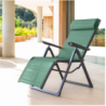 Fauteuil de jardin inclinable DECIMA Vert olive Graphite