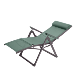 Fauteuil de jardin inclinable DECIMA Vert olive Graphite