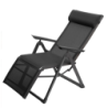 Fauteuil de jardin inclinable DECIMA Anthracite Graphite
