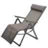 Fauteuil de jardin inclinable DECIMA Noisette Praline
