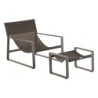 Fauteuil relax de jardin LAMBINIO Graphite