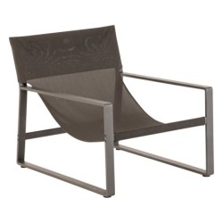 Fauteuil relax de jardin LAMBINIO Graphite