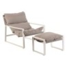 Fauteuil relax de jardin LAMBINIO Blanc