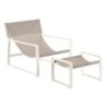 Fauteuil relax de jardin LAMBINIO Blanc
