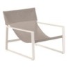 Fauteuil relax de jardin LAMBINIO Blanc