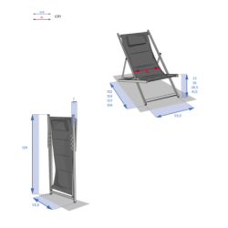 Chilienne de jardin HONOLULU Galet