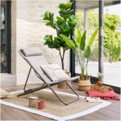 Chilienne de jardin pliante JUBBA Noisette Praline