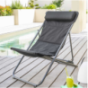Chilienne de jardin pliante JUBBA Anthracite Graphite
