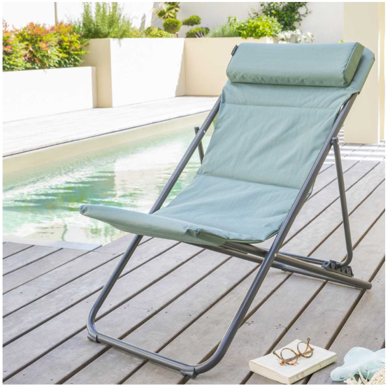 Chilienne de jardin pliante JUBBA Vert jade Graphite