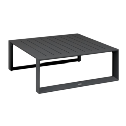 Salon d'angle de jardin ALLURE Graphite 5 places