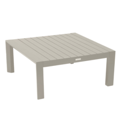 Salon d'angle de jardin ÉVASION Argile 5 places