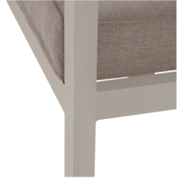 Salon d'angle de jardin ÉVASION Argile 5 places