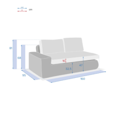 Salon d'angle de jardin SAVINIA Tahini