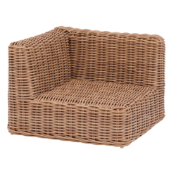 Salon d'angle de jardin SAVINIA Tahini