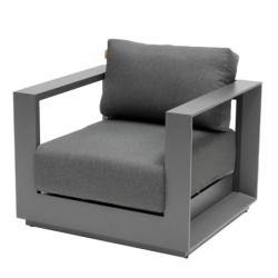 Salon de jardin ALLURE Graphite Gris zebrano