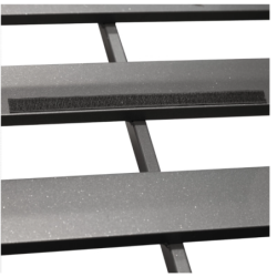 Salon de jardin ALLURE Graphite Gris zebrano