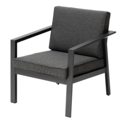 Salon de jardin PAVANE Graphite 5 places