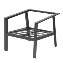 Salon de jardin PAVANE Graphite 5 places