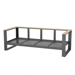 Salon de jardin EMPERIA Graphite Acacia 5 places