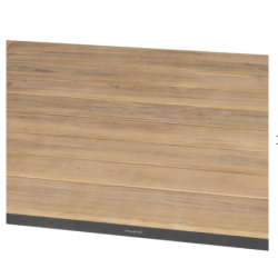 Salon de jardin EMPERIA Graphite Acacia 5 places