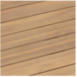 Salon de jardin EMPERIA Blanc Acacia 5 places