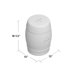 Gode tabouret décoratif en céramique