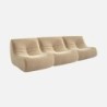 Sokol Chauffeuse tissu effet alpaca 3 places Beige