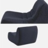 Sokol Chauffeuse tissu effet alpaca 3 places Bleu nuit